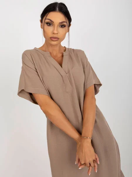 Rochie Fashionhunters de costum bej