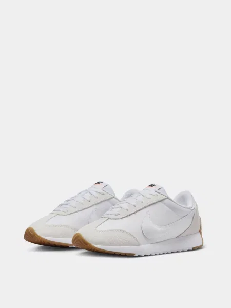 Кожаные повседневные кроссовки Nike белые