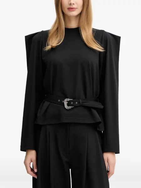 Top Versace Jeans Couture negru