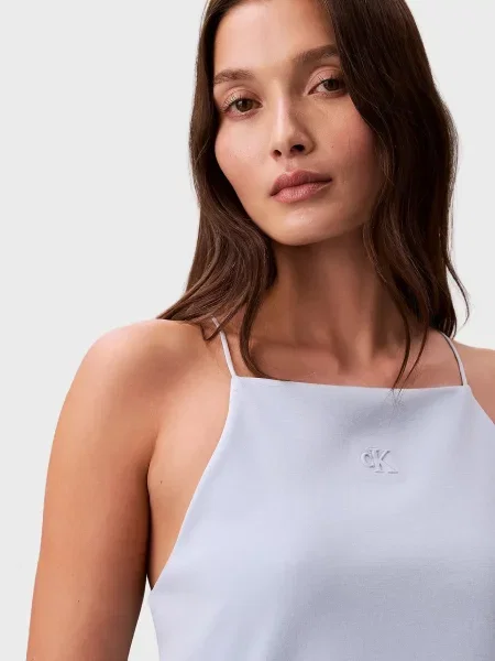 Джинсовий топ Calvin Klein Jeans блакитний
