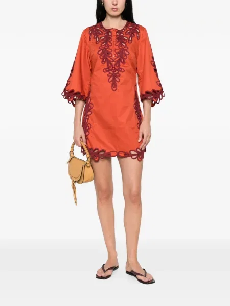 Rochie mini Antik Batik de costum portocaliu