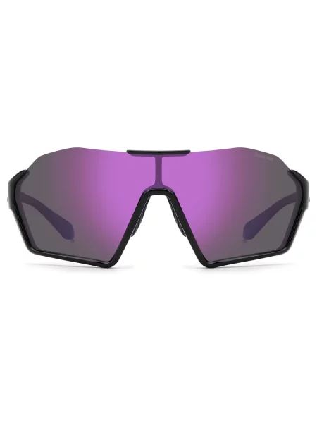 Okulary przeciwsłoneczne Polaroid PLD black/grey pink mirror polarized czarne