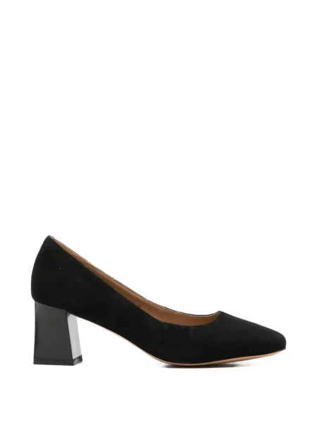 Pantofi cu toc Linda Baumann din piele de căprioară negru