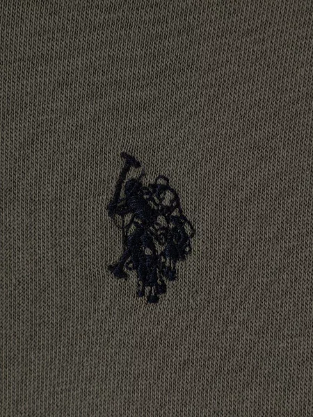 U.S. Polo Assn. кофта на застібці з капюшоном дитяча з бавовною