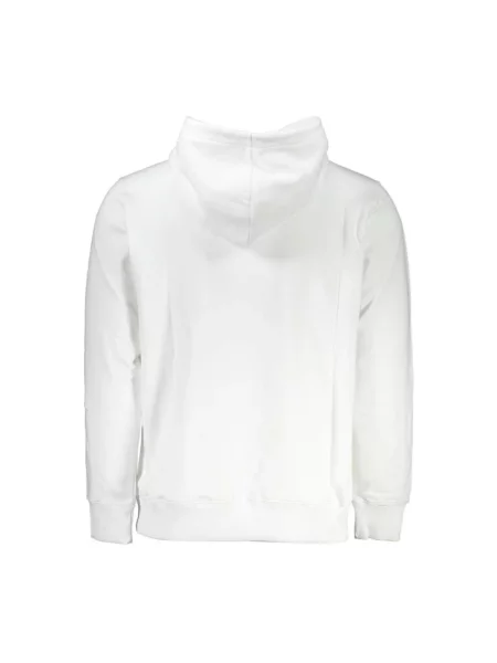 Haftowana bluza z kapturem Calvin Klein biała