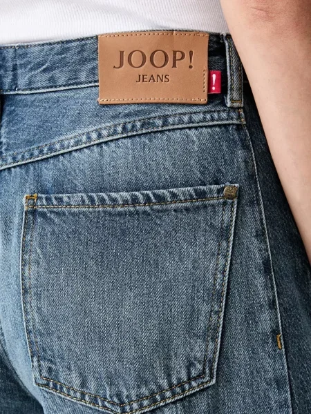 Blugi cu picior larg Joop! cu autograf albastru