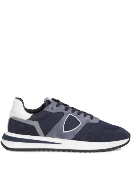 Sneakerși Philippe Model Paris plasă albastru