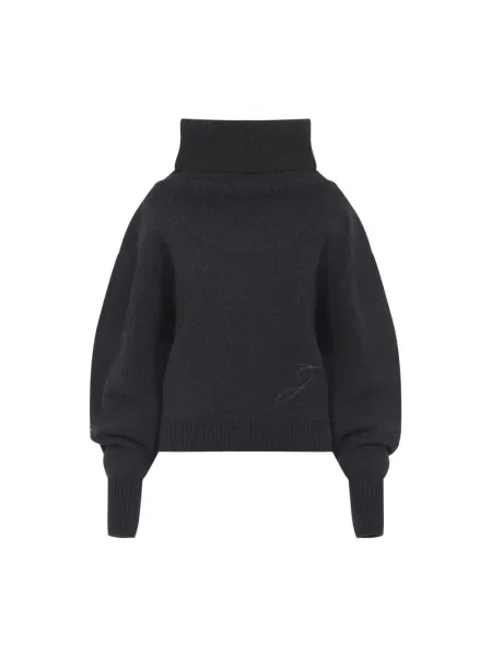 Sweter Jacquemus z kaszmiru szary