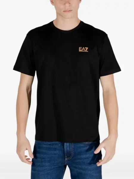 Tricou Ea7 Emporio Armani cu imagine negru