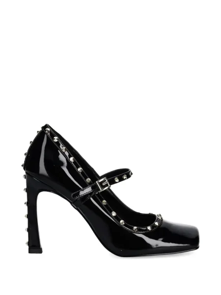 Lodičky Just Cavalli s přezkou se cvočky na ramínka černé