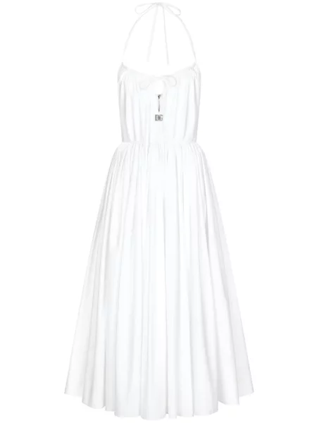 Rochie Dolce & Gabbana cu gât halter de costum alb