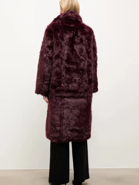 Двосторонній плащ Answear.LAB бордовий