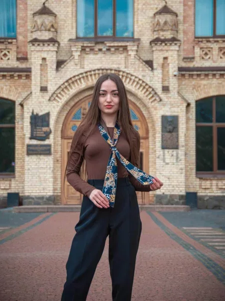 Шелковый шарф Myscarf