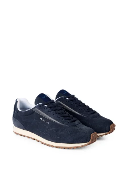 Szarvasbőr sneaker Ps Paul Smith nyomtatás kék