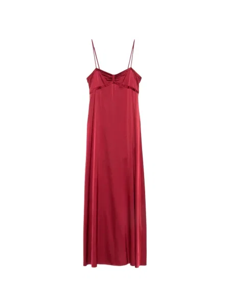 Rochie Forte_forte din satin roșu