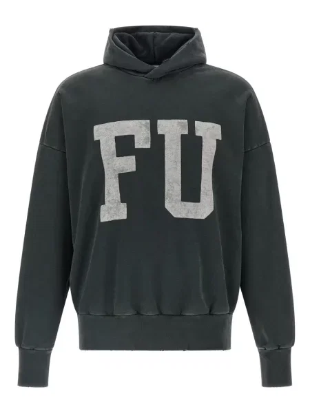 Hanorac cu glugă Fear Of God cu imagine negru