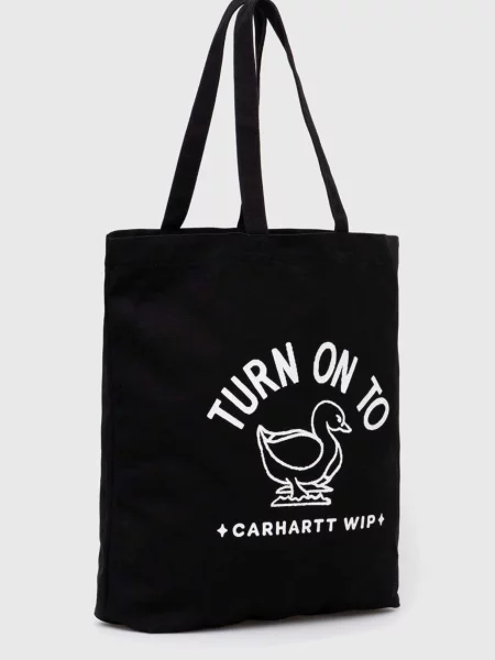 Τσάντα Carhartt WIP Stamp Tote μαύρο