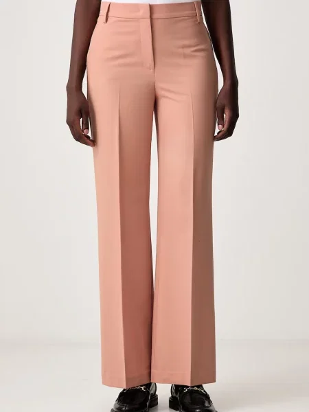 Sisley pantaloni pentru femei portocaliu