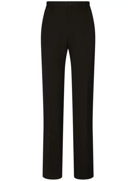 Pantaloni Dolce & Gabbana de lână negru