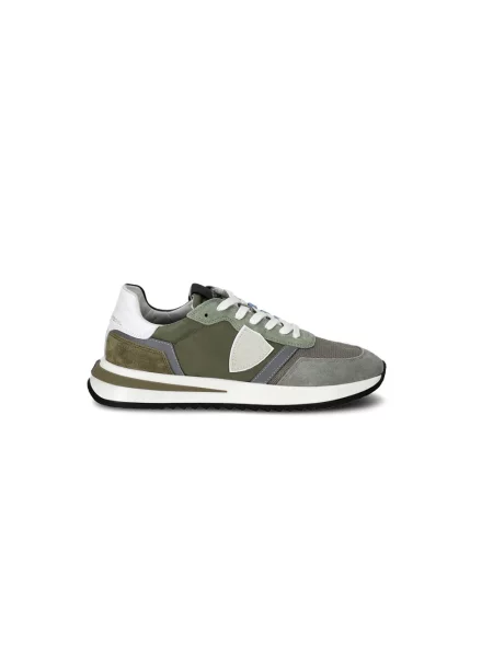 Sneakersy Philippe Model skórzane zielone