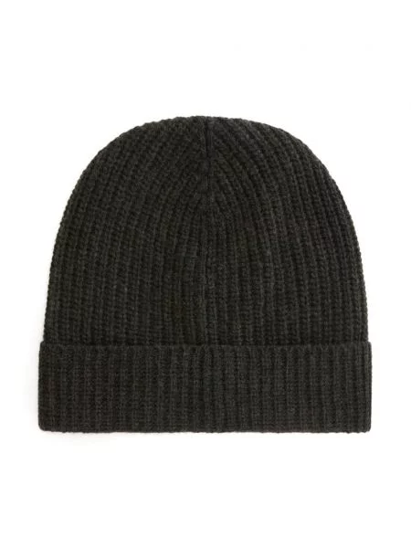 Czapka Woolrich prążkowana zielona