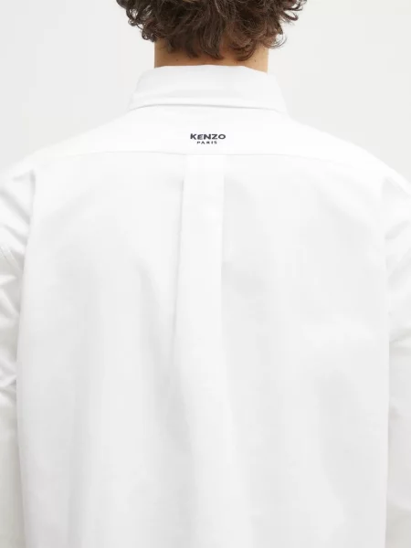 Ошейниковый рубашка Kenzo белая