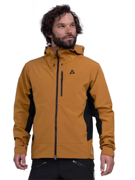 Kurtka softshell Schöffel Milagle brązowa