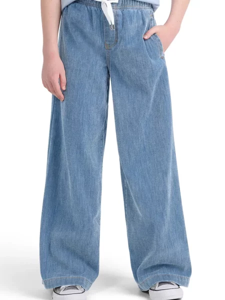 Levi's blugi pentru copii LUXE DENIM HIGH RISE BAGGY albastru