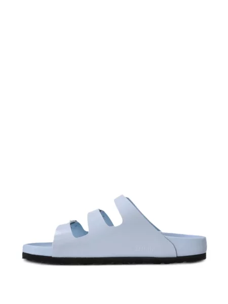 Sandale Birkenstock fără toc cu cataramă albastru