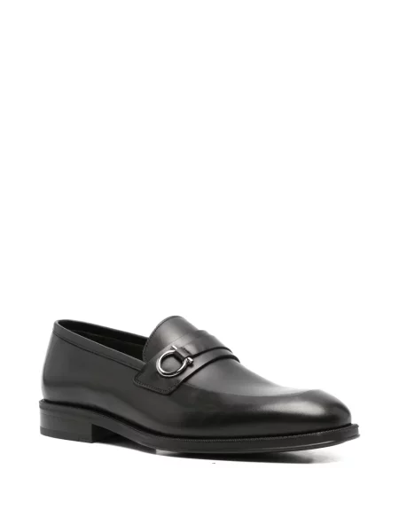 Pantofi loafer John Harrison din piele negru
