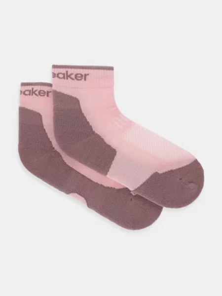 Чорапи с вълна Icebreaker Merino Hike+ Light розово