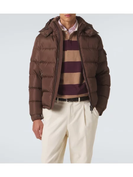 Geacă cu puf Moncler Maya maro