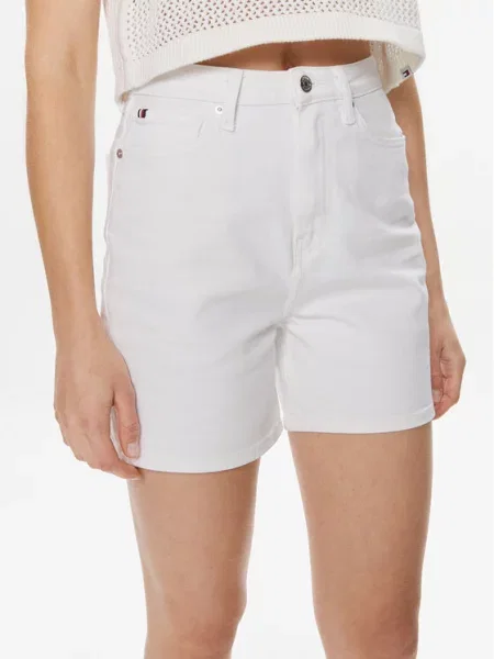 Tommy Hilfiger Szorty jeansowe biały