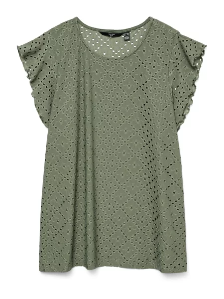 Vero Moda Curve Tricou VMCTASSA închis verde