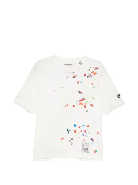 Tricou Maison Mihara Yasuhiro cu imagine alb