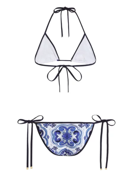 Bikini Dolce & Gabbana cu imagine alb