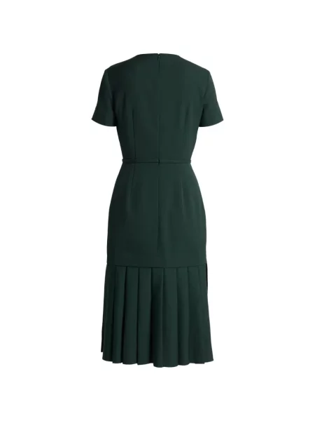 Rochie Erdem cu model floral verde