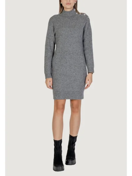 Morgan Rochie tricotată gri