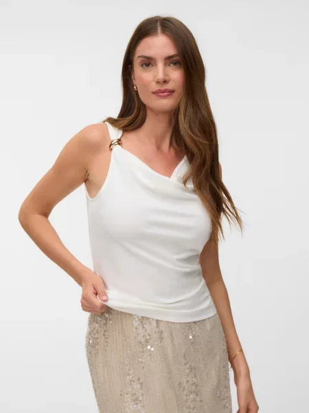 VERO MODA Top VMCARLY' alb