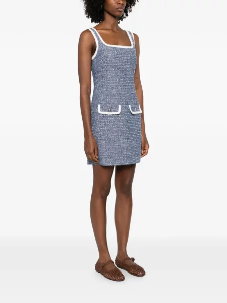 Mała mały sukienka mini Maje garniturowa niebieska