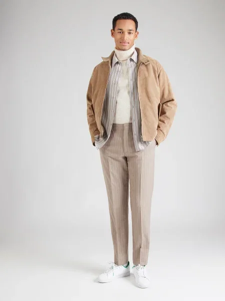 Michael Kors Pantaloni cu dungă / închis bej