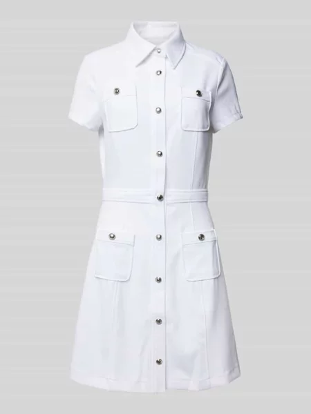 Sukienka mini z nakładanymi model ‘ELORA’ Guess biała