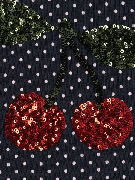 Konges Sløjd сукня з бавовною LOU DOT SEQUIN SWEAT DRESS GOTS