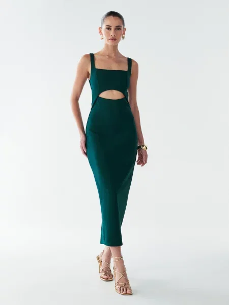 BWLDR Rochie Adi închis verde