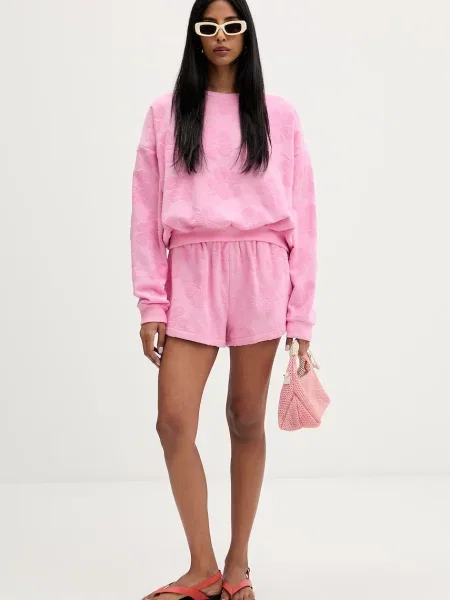 Dámske šortky Rip Curl Paradise Terry Beach Short pink ružová