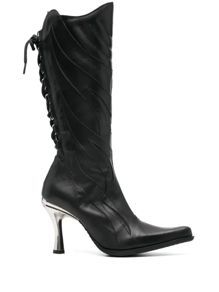 Botine Vetements din piele negru