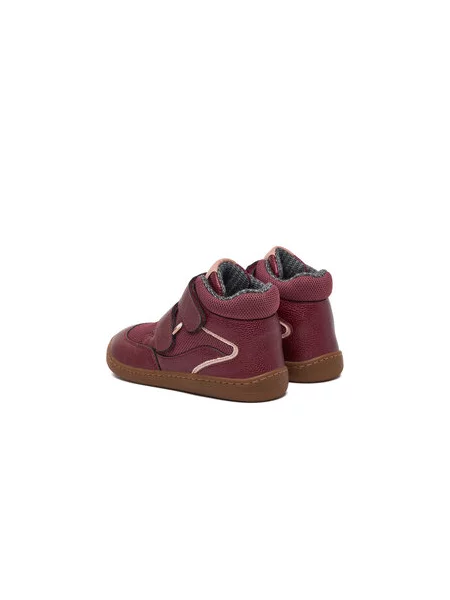Sneakersy Tommy Hilfiger Mid Cut Velcro Sneaker M Bordó