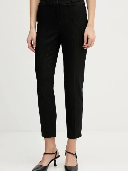 Sisley pantaloni mulata medium waist negru