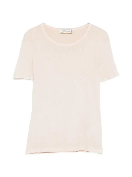 Tricou Blumarine scurt roz