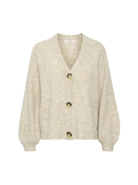 Kardigan Cream w kolorze melanż beżowy